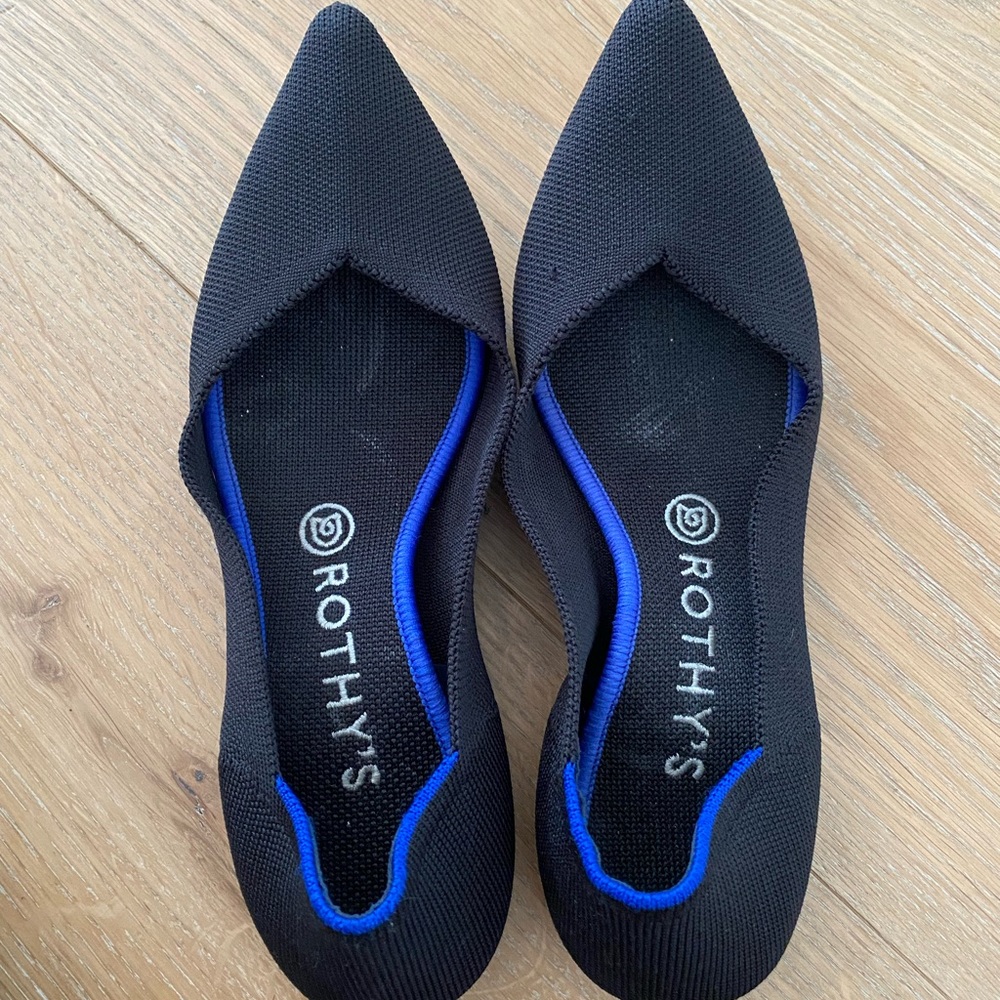 Rothy’s Black Points- Sz 8